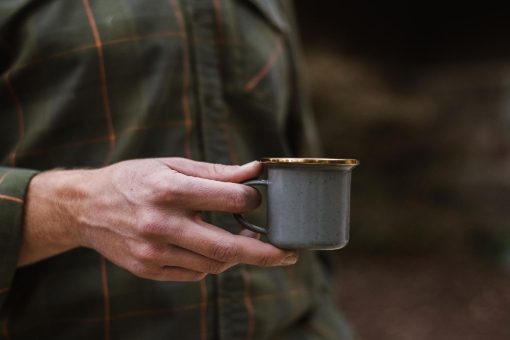 BAREBONES - ESPRESSO CUP/ENAMEL/SET 2 PCS STONE GREY - Afbeelding 3
