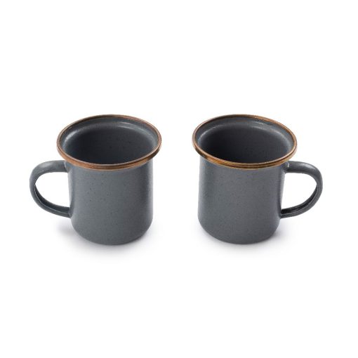 BAREBONES - ESPRESSO CUP/ENAMEL/SET 2 PCS STONE GREY - Afbeelding 8