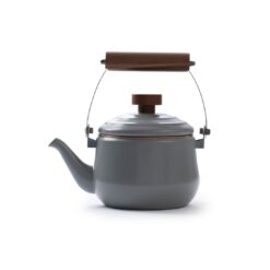 BAREBONES - TEAPOT/ENAMEL STONE GREY