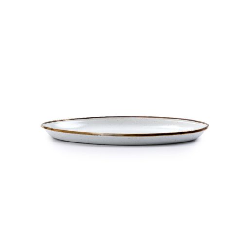 BAREBONES - PLATE/ENAMEL/SET 2 PCS EGG SHELL 27CM - Afbeelding 2
