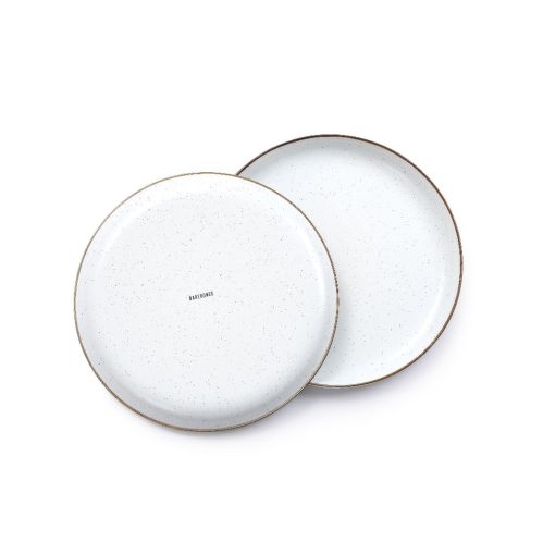 BAREBONES - PLATE/ENAMEL/SET 2 PCS EGG SHELL 27CM - Afbeelding 9