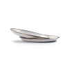 BAREBONES - SMALL PLATE/ENAMEL/SET 2 PCS EGG SHELL 22CM