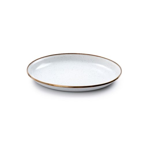 BAREBONES - SMALL PLATE/ENAMEL/SET 2 PCS EGG SHELL 22CM - Afbeelding 12
