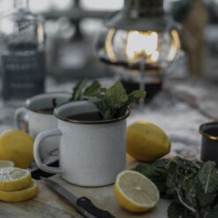 Alternative view of BAREBONES - CUP/ENAMEL/SET 2 PCS EGG SHELL