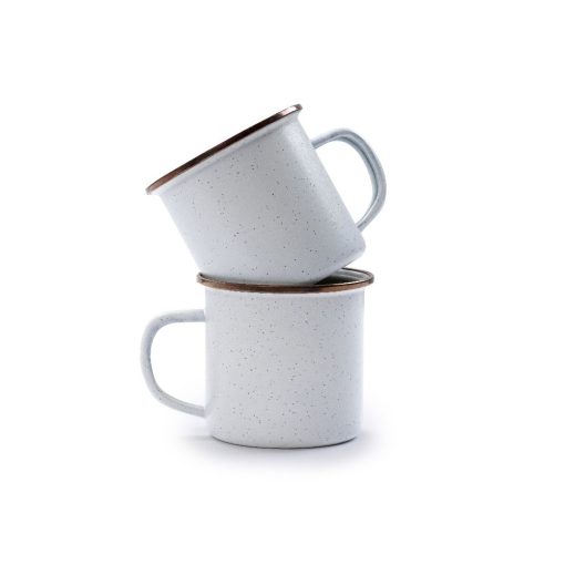 BAREBONES - CUP/ENAMEL/SET 2 PCS EGG SHELL - Afbeelding 5