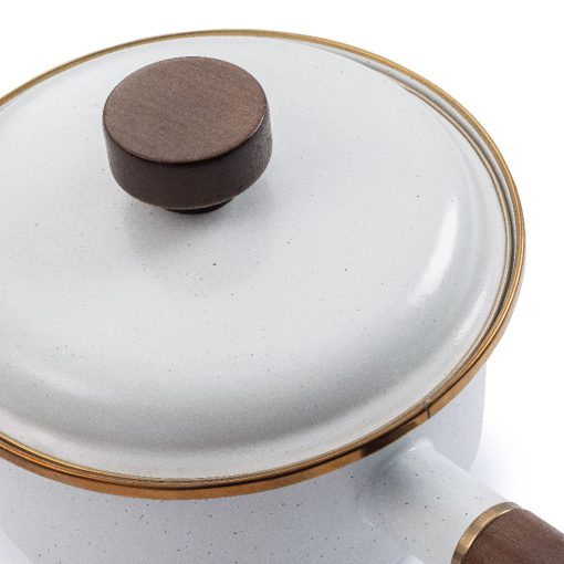 BAREBONES - SAUCEPAN/ENAMEL/EGG SHELL - Afbeelding 3
