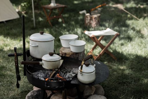 BAREBONES - SAUCEPAN/ENAMEL/EGG SHELL - Afbeelding 2