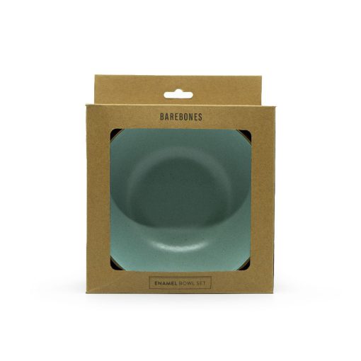 BAREBONES - BOWL/ENAMEL/SET 2 PCS GREEN - Afbeelding 2