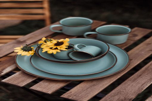 BAREBONES - BOWL/ENAMEL/SET 2 PCS GREEN - Afbeelding 5