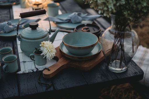BAREBONES - BOWL/ENAMEL/SET 2 PCS GREEN - Afbeelding 4