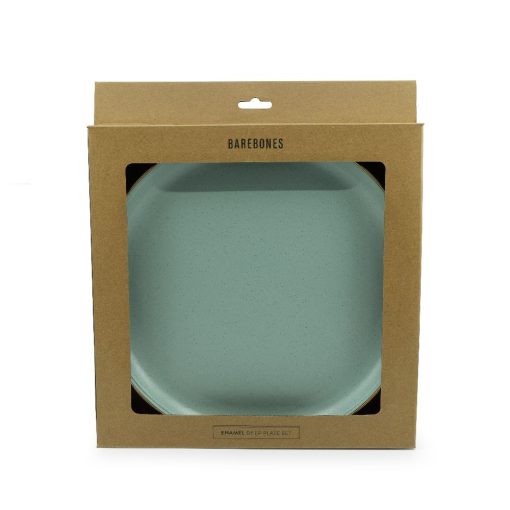 BAREBONES - PLATE/ENAMEL/SET 2 PCS GREEN 27CM - Afbeelding 13
