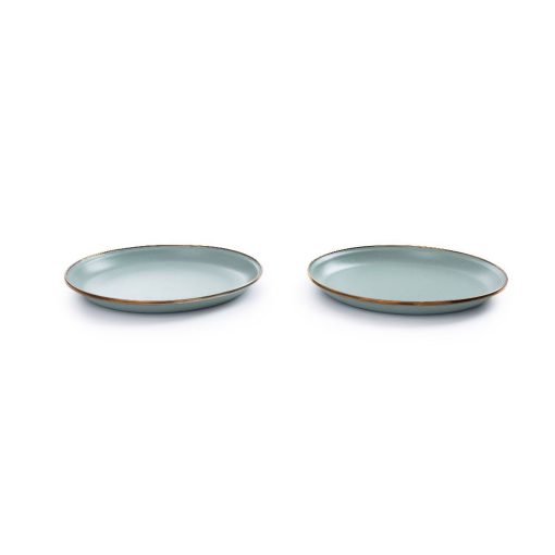 BAREBONES - PLATE/ENAMEL/SET 2 PCS GREEN 27CM - Afbeelding 6