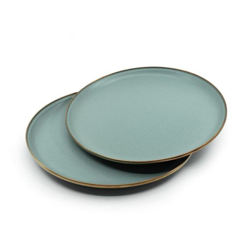 BAREBONES - PLATE/ENAMEL/SET 2 PCS GREEN 27CM - Afbeelding 5