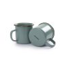 BAREBONES - CUP/ENAMEL/SET 2 PCS GREEN