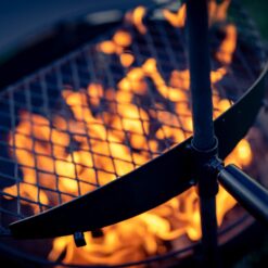 Alternative view of BAREBONES - COWBOY FIRE PIT GRILL SYSTEM SMALL 23"