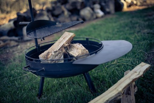 BAREBONES - COWBOY FIRE PIT GRILL SIDE TABLE SMALL 23" - Afbeelding 4