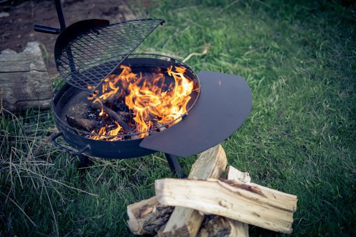 BAREBONES - COWBOY FIRE PIT GRILL SIDE TABLE SMALL 23" - Afbeelding 3