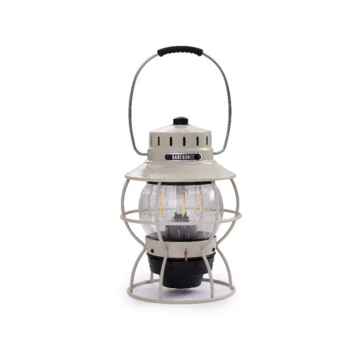 BAREBONES - RAILROAD LANTERN VINTAGE WHITE