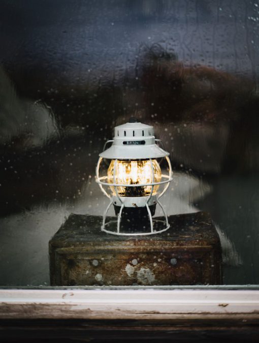 BAREBONES - RAILROAD LANTERN VINTAGE WHITE - Afbeelding 4