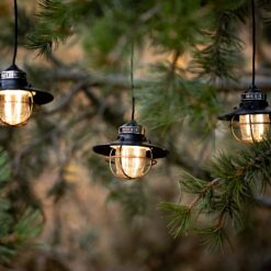 Alternative view of BAREBONES - EDISON STRING LIGHTS BLACK/BRONZE