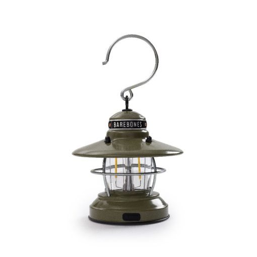 BAREBONES - MINI EDISON LANTERN OLIVE