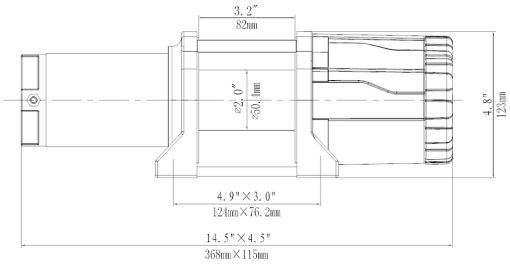 Runva Winch - RISE35 12V - Afbeelding 4