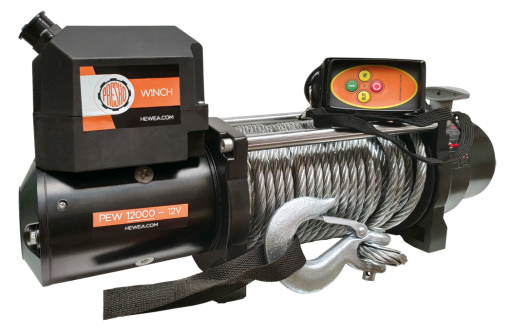 Presko Winch - PEW12000 12V Steel Cable