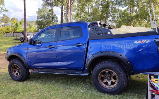 Spatbord verbreders Isuzu D-max 2020+ - 65mm breed - Afbeelding 5