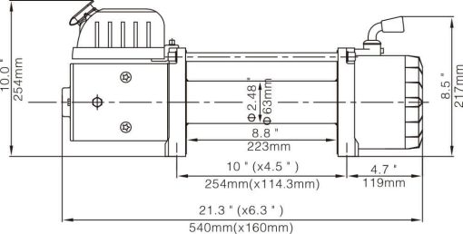 Runva Winch - EWX9500 serie - Afbeelding 2