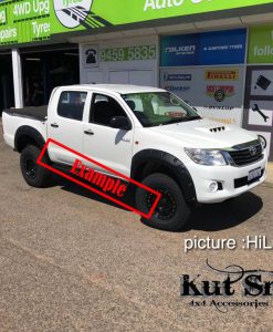 Spatbord verbreders voor Toyota Hilux 2005-2012 standard (pre face-lift) - 50 mm breed - Front only