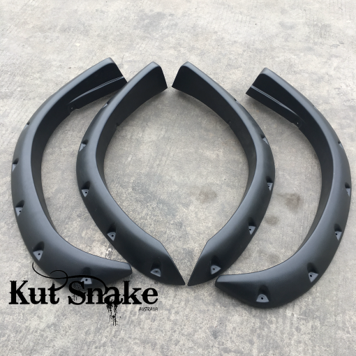 Spatbord verbreders voor Mitsubishi L200 MK - 1996-2006 - 75 mm breed - Afbeelding 2