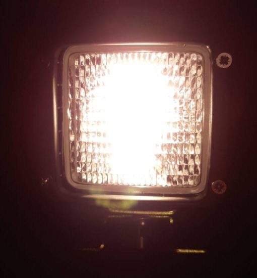 Werklamp vierkant inclusief 12V 55W lamp - Afbeelding 2