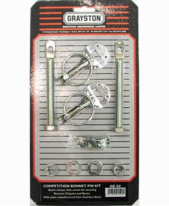 Grayston - Competition bonnet pin kit op=op