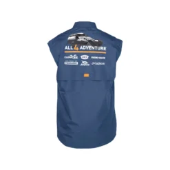 All4Adventure blouse Sleeveless Blue - Afbeelding 4
