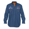 All4Adventure blouse with long sleeves Blue