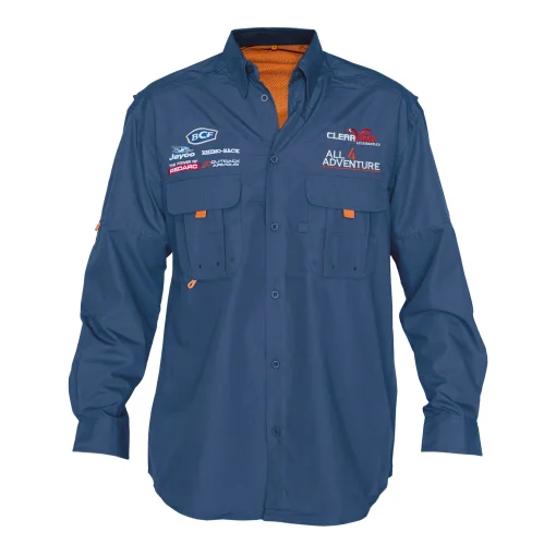 All4Adventure blouse with long sleeves Blue