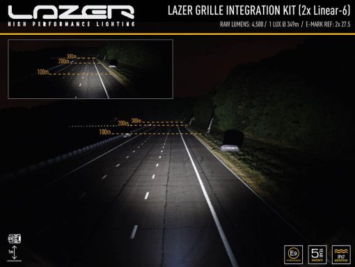 Lazer Lights - Land Rover Defender (2020+) Linear-6 Bumper Kit - Afbeelding 4
