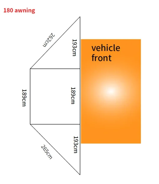 Campboss - Boss Shadow 180 Awning - Afbeelding 6