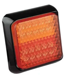 LED Autolamps - Achterlicht met zwarte rand / 12-24v / 40cm. kabel