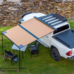 Alternative view of ARB - Black Aluminium Encased Awning 2.0x2.5m - with Light Kit