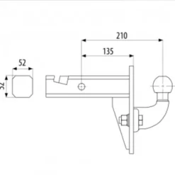 Alternative view of AUTO-HAK - Trekhaak voor 2" receiver hitch