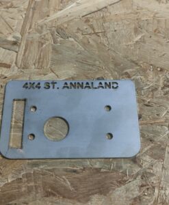Switch-Pros - Stainless Steel bracket for 12 switch panel w/ logo - Basic