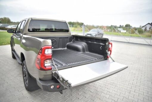 F4X4 - RVS ACHTERKLEPTAFEL / BESCHERMING TOYOTA HILUX REVO 2020-