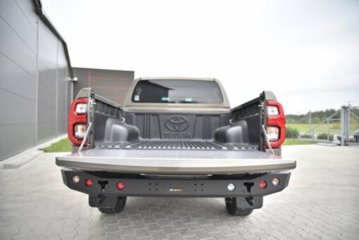 F4X4 - RVS ACHTERKLEPTAFEL / BESCHERMING TOYOTA HILUX REVO 2020- - Afbeelding 2