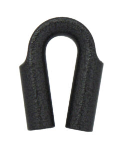 Galvanised Steel Tube Thimble - Black