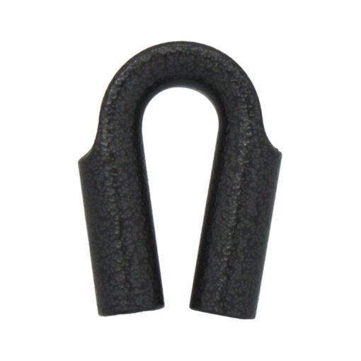 Galvanised Steel Tube Thimble - Black