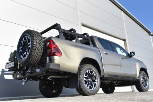 F4X4 - ACHTERBUMPER KORT MET LED LAMPEN TOYOTA HILUX REVO 2020- - Afbeelding 2