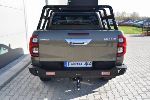 F4X4 - ACHTERBUMPER KORT MET LED LAMPEN TOYOTA HILUX REVO 2020- - Afbeelding 4