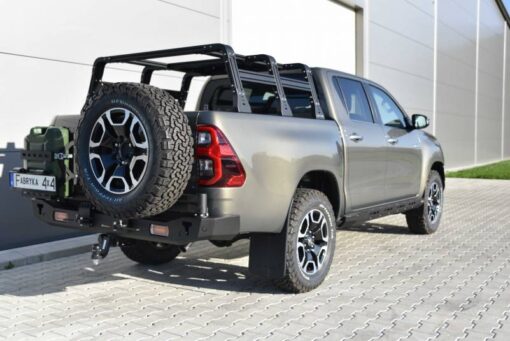 F4X4 - ACHTERBUMPER KORT MET LED LAMPEN TOYOTA HILUX REVO 2020- - Afbeelding 5