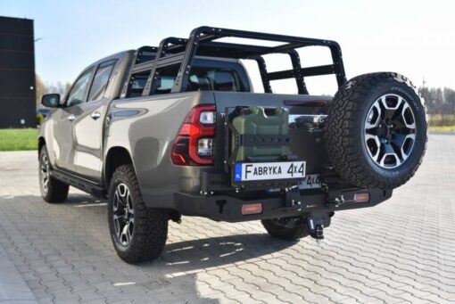 F4X4 - ACHTERBUMPER KORT MET LED LAMPEN TOYOTA HILUX REVO 2020- - Afbeelding 6